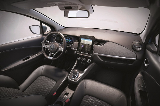 르노 조에 내부. <르노삼성자동차 제공>